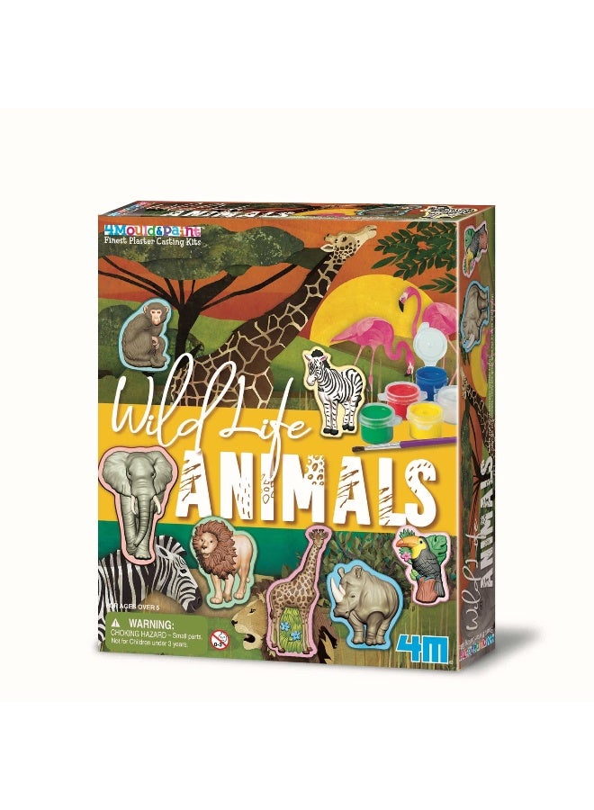 4m طقم 4M لصنع الطين ورسم الحيوانات البرية