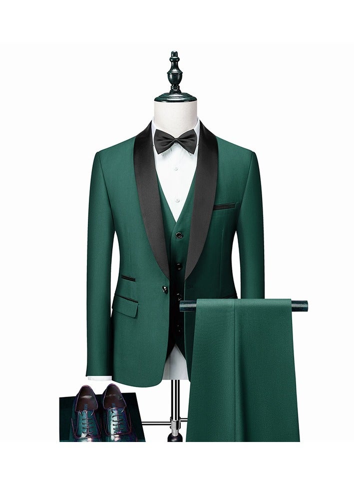 Shougu New Slim Fit Suit Set With Three Pieces - Image 1