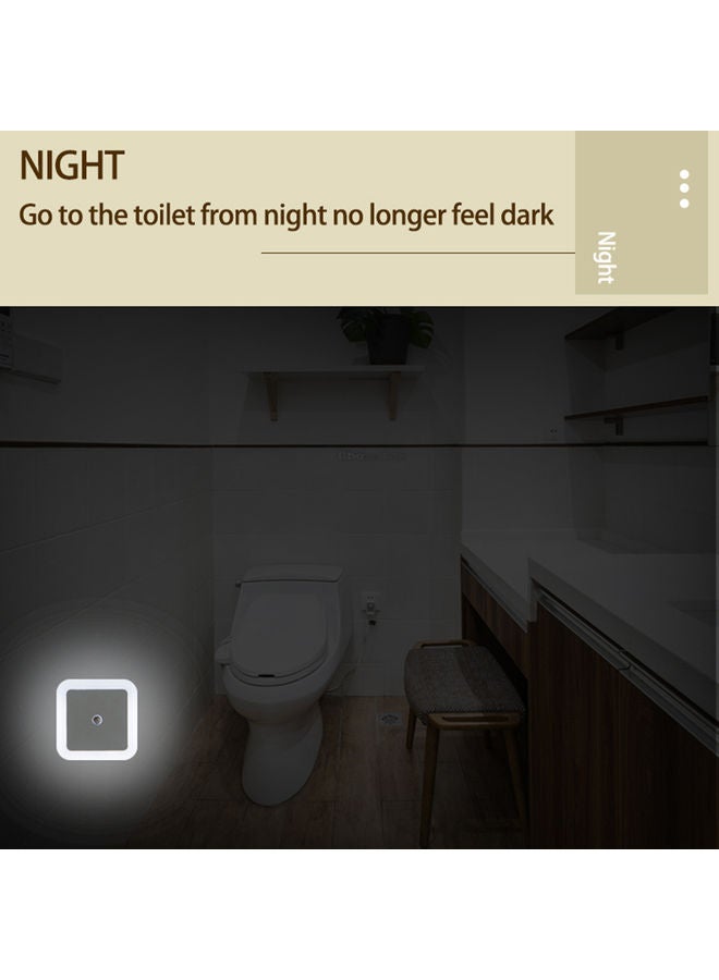 NIBEMINENT 6-Piece Plug-In LED Night Light White - Image 2