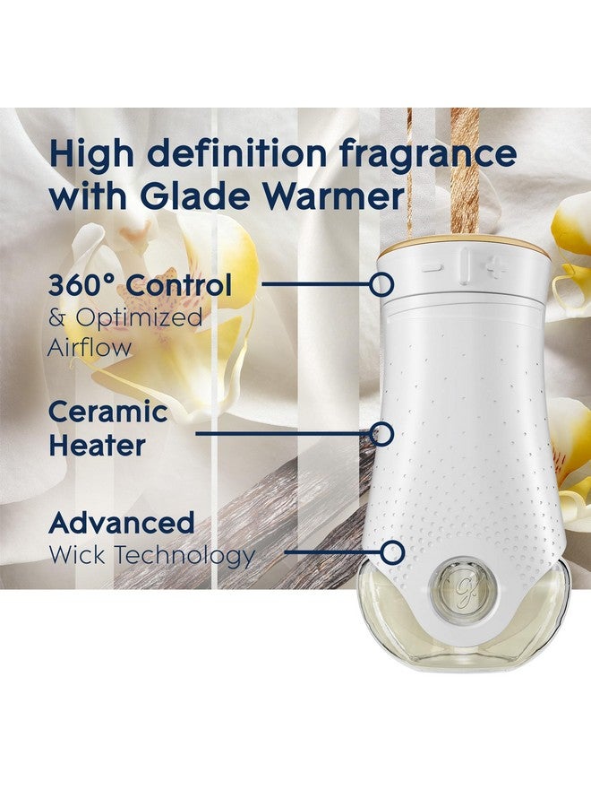 Glade عبوات إعادة تعبئة معطر الهواء من غليد، معطرات برائحة وزيوت أساسية للمنزل والحمام، عطر الفانيليا الشفافة، 3.35 أونصة سائلة، 5 قطع - Image 5