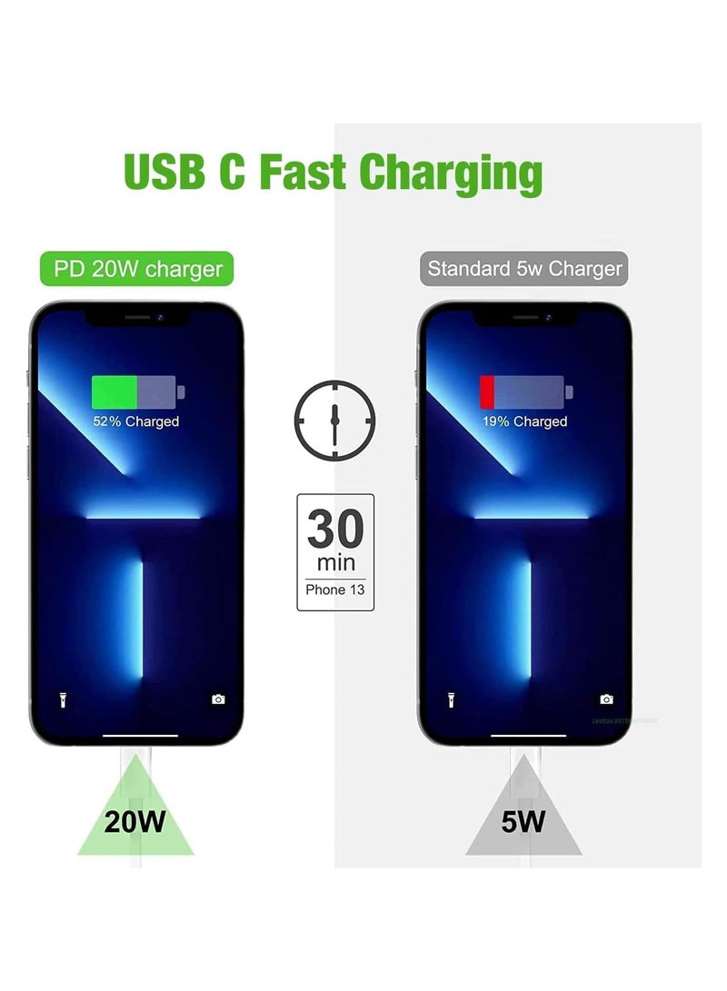 General fast charging 20W PD3.0 portable power adapter EU US PD 20W USB C wall charger for iphone 13 pro max charger  - Image 2