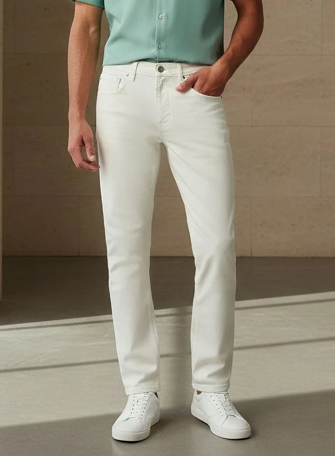 Splash FAV Men Slim Fit Flexi Waist Pocket Jeans