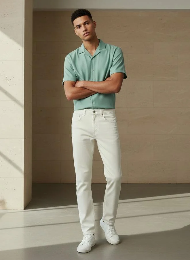 Splash FAV Men Slim Fit Flexi Waist Pocket Jeans