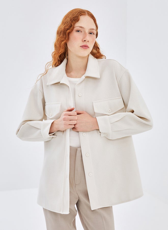 LC WAIKIKI Oversize Women's Shirt Jacket  - Image 1