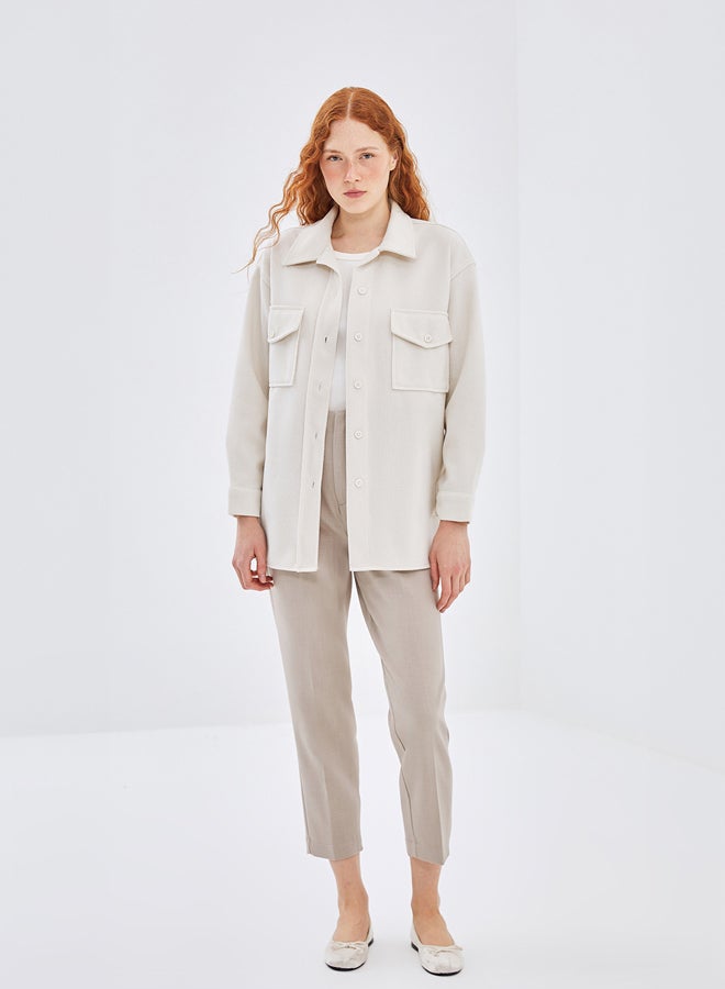 LC WAIKIKI Oversize Women's Shirt Jacket  - Image 2
