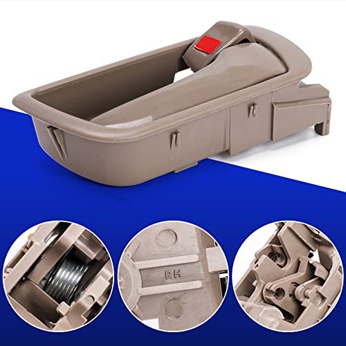 LCWRGS 4Pcs Interior Inside Door Handles Replacement for Toyota Camry 2002 2003 2004 2005 2006, Inner Door Handle Front/Rear Driver & Passenger Side - Beige - Image 5
