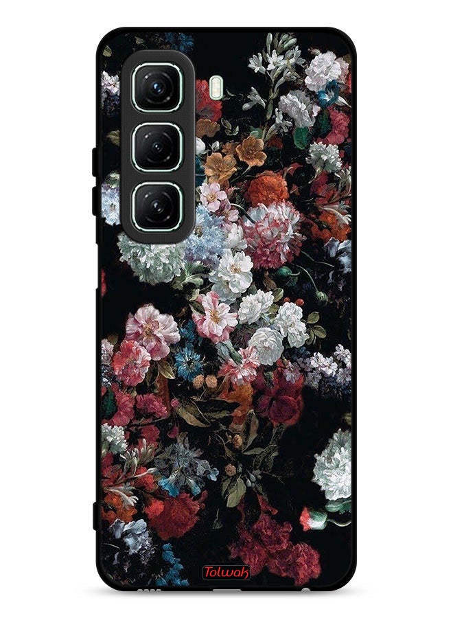 Tolwak Infinix Hot 50 5G Protective Case Cover Vintage Roses - Image 1