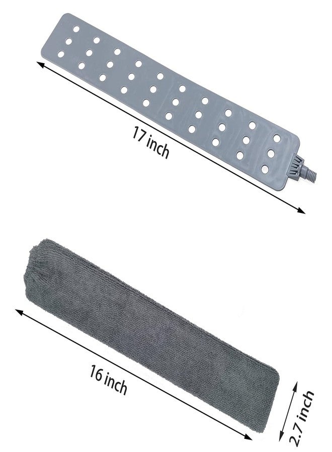 Jonbyi Under Appliance Duster Refills, 4 Pieces Gap Dust Cleaner ’s Replacement Sleeves. Reusable Microfiber Cloth Cover for Slim Dusting Tool Cleaning Gadgets. Grey by Jonbyi - Image 3