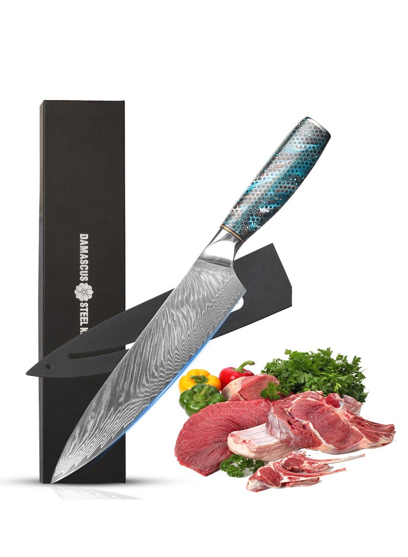 أس أس جي بي سكاكين مطبخ احترافية من الفولاذ الدمشقي - Image 1