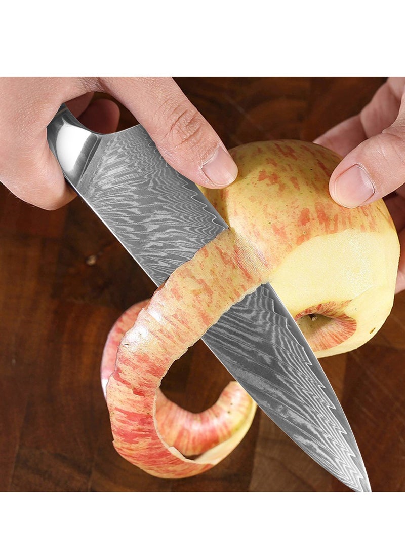 أس أس جي بي سكاكين مطبخ احترافية من الفولاذ الدمشقي - Image 5