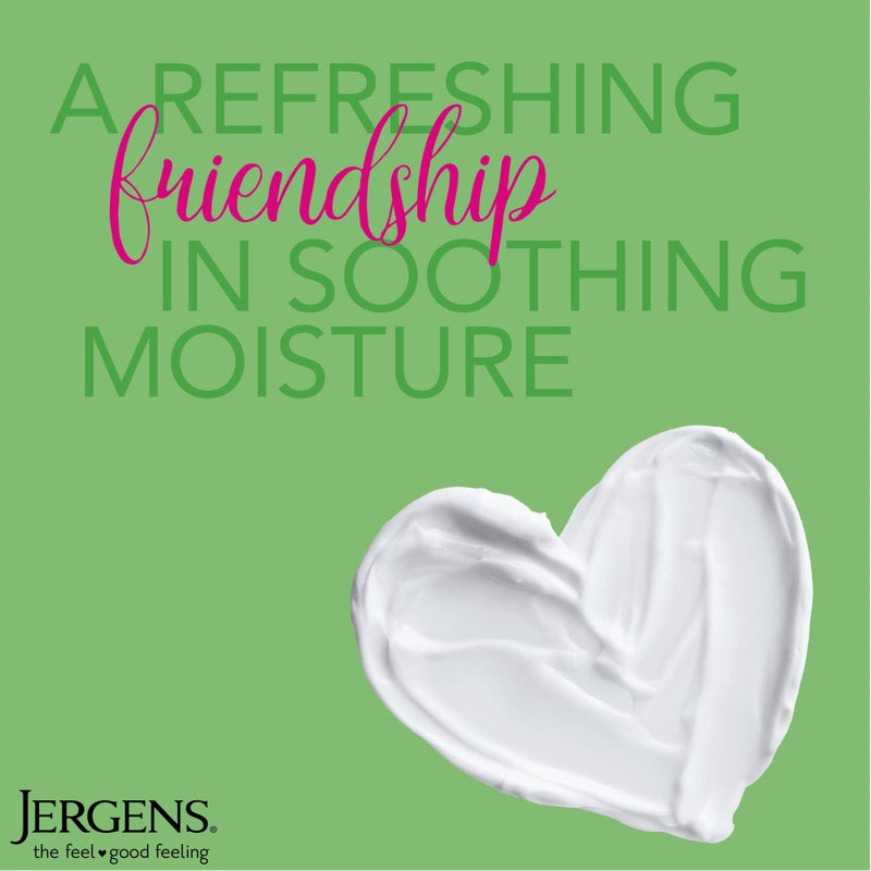 Jergens Soothing Aloe Body Lotion, Aloe Vera Body and Hand Moisturizer, Illuminating Hydralucence Blend, with Cucumber Extract, Dermatologist Tested, 21 Oz - Image 3