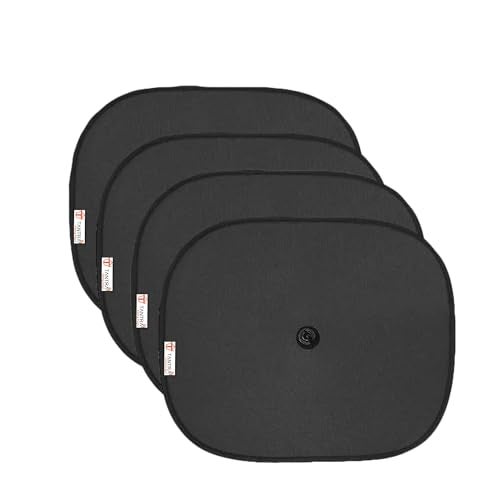 Tantra Car Sun Shade for Side Windows (Black) Pack of 4 - Image 1