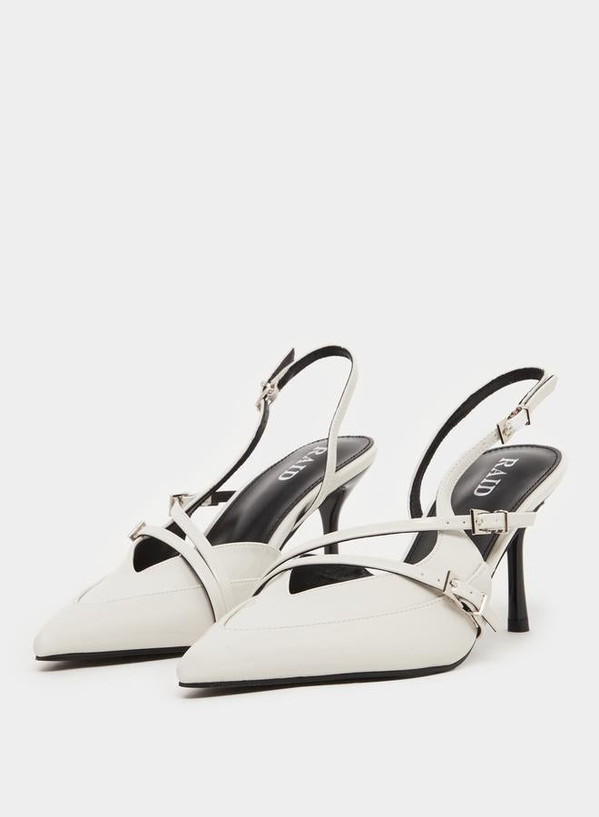 ريد حذاء بومب بسيور متعددة وكعب عالي - Image 3