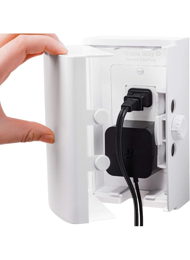 Wappa Baby Baby Safety Outlet Cover BOX (2 Pack) Double Lock for Much Better Toddler Proofing - Image 1
