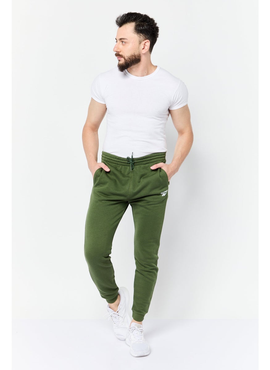 Reebok Men Sportswear Fit Training Sweatpants, Green  - Image 3