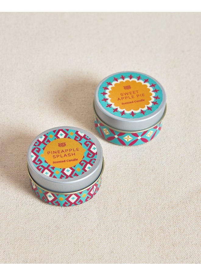 تشامباك - Chumbak LIT Evening Box - طقم علب شموع صغيرة من 2 - Image 1