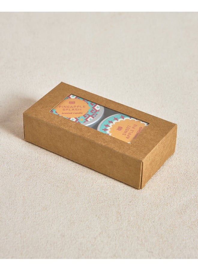 تشامباك - Chumbak LIT Evening Box - طقم علب شموع صغيرة من 2 - Image 1