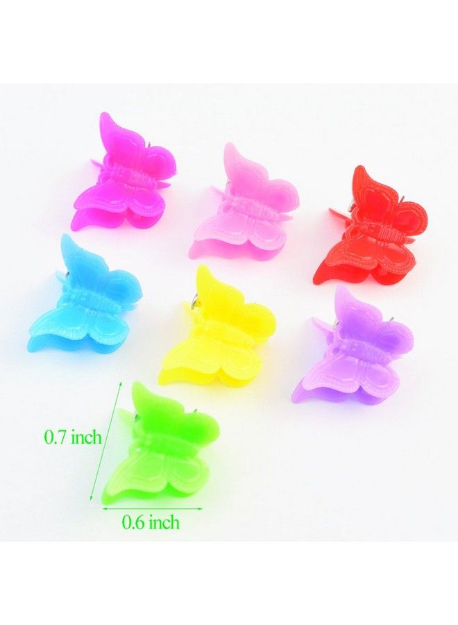 Bantoye 100 Packs Assorted Color Butterfly Hair Clips Bantoye Girls Beautiful Mini Butterfly Hair Clips Hair Accessories For Girls And Women Random Color - Image 3