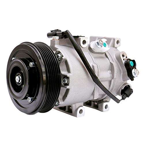 FKG AC Compressor and A/C Clutch 977011R100 fit for 2012-2017 Kia Rio 1.6L, 2012-2017 Hyundai Accent 1.6L (with Automatic Temperature Control) - Image 1
