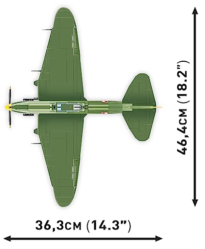 COBI Historical Collection Polish Army Museum IL2M3 Aircraft - Image 5