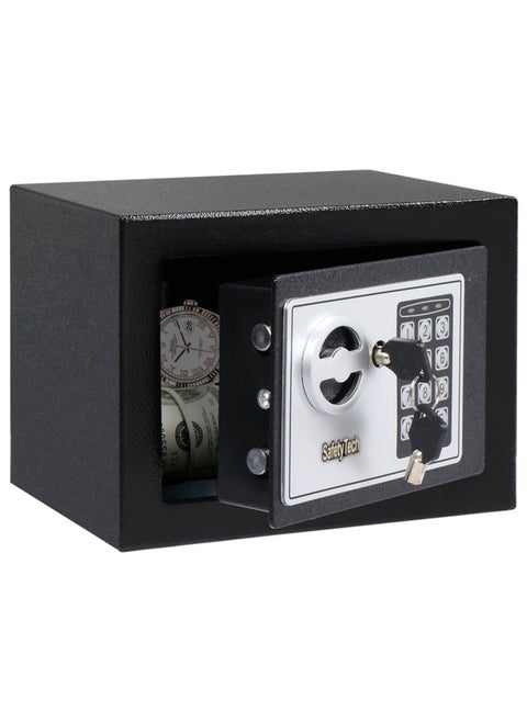 Small home safe with combination and emergency keys