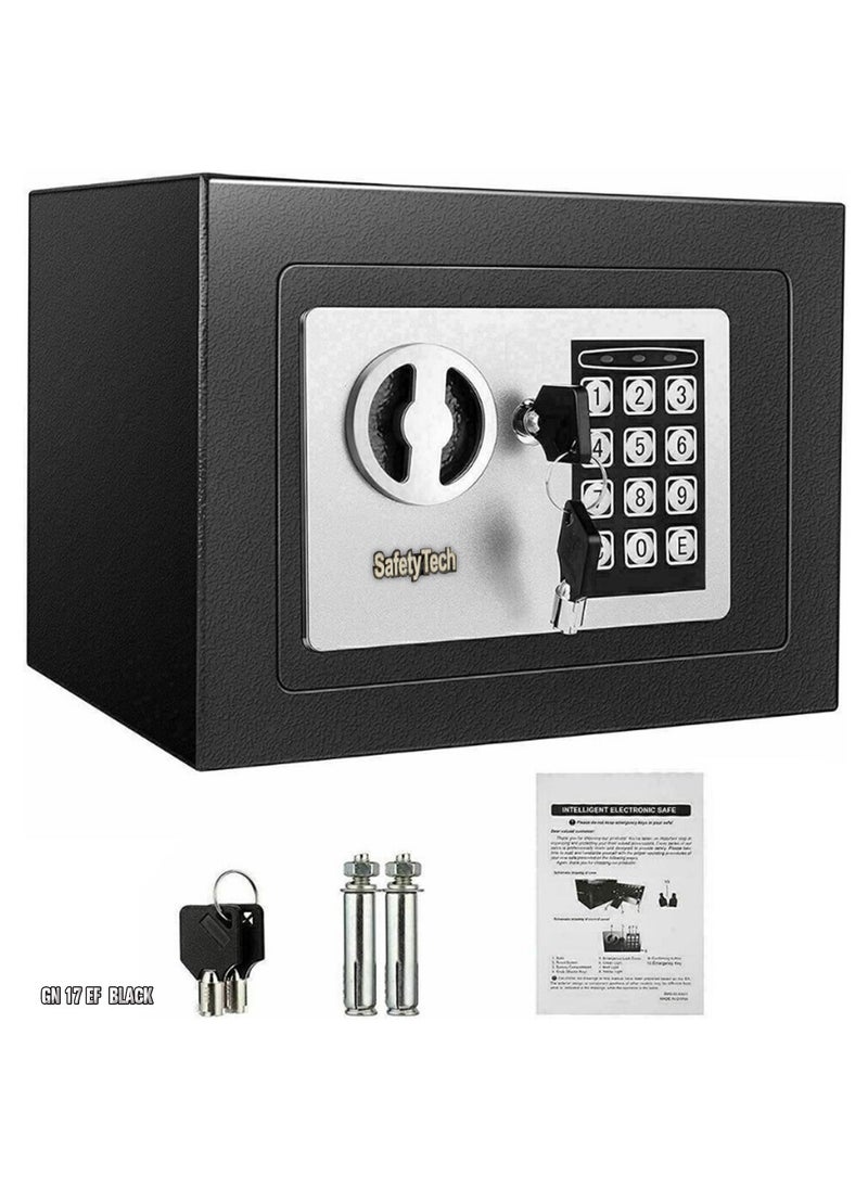 Safety Tech - Small home safe with combination and emergency keys - Image 1