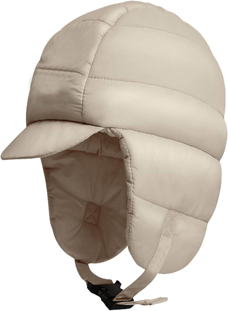 GGOOT Down Hats For Men - Lightweight Ski Down Hat With Earflap | Ultra Lightweight Waterproof Windproof Down Fleece Warm Beanie Hat For Skiing Camping - Image 5