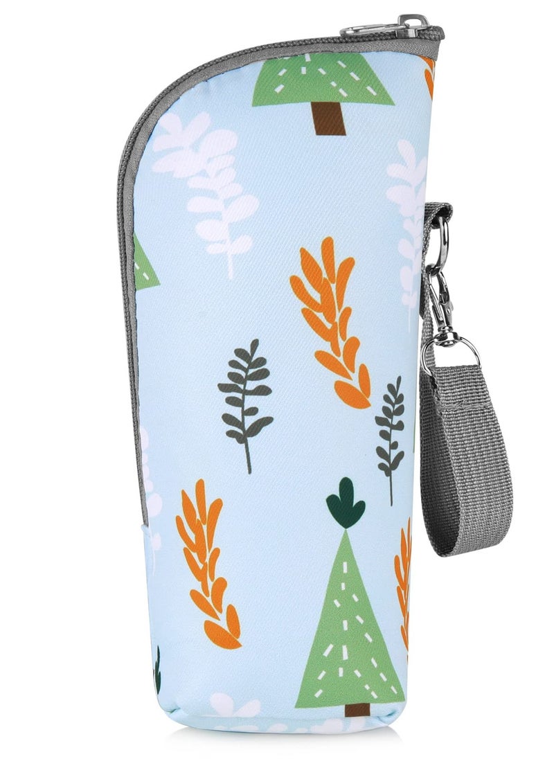 SYOSI Bottle Bag for Daycare Baby Milk Cooler, Baby Bottle Thermal Bag, for Baby Bottle Cooler Bag, Children Water Cup Bag, White Accessories Breast Milk Interlayer Cotton, Travel Bags Portable Bottle Bag  - Image 2