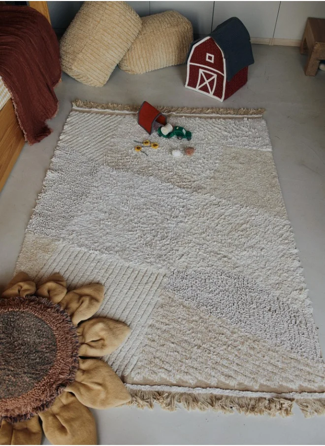 لورينا كانالز Washable Play Rug Farm Fields