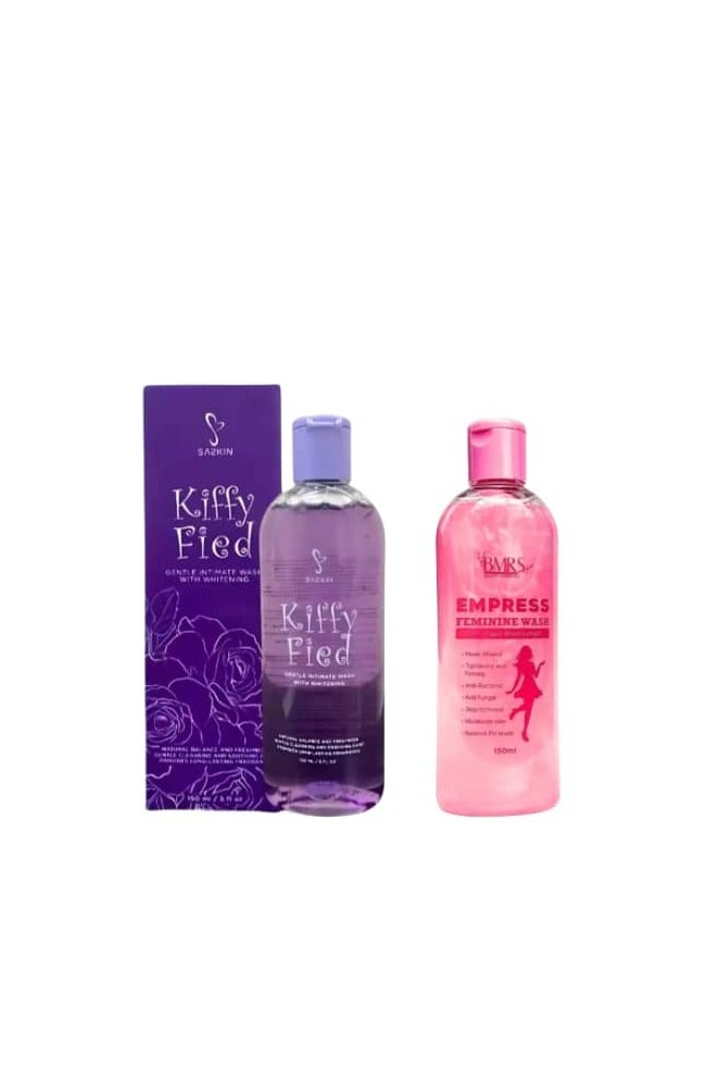 SASKIN KIFFY FIED INTIMATE WASH 150ml+Empress Feminine Wash 150 ml
