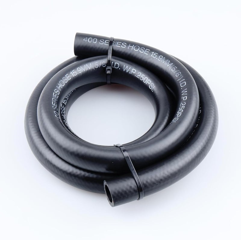 AC PERFORMANCE خط وقود مرن 5/8" ID NBR متوافق مع نظام الوقود، E85، E10، الزيوت، الإيثانول، مواد التشحيم والسوائل المبردة، 10 أقدام، أسود - Image 3