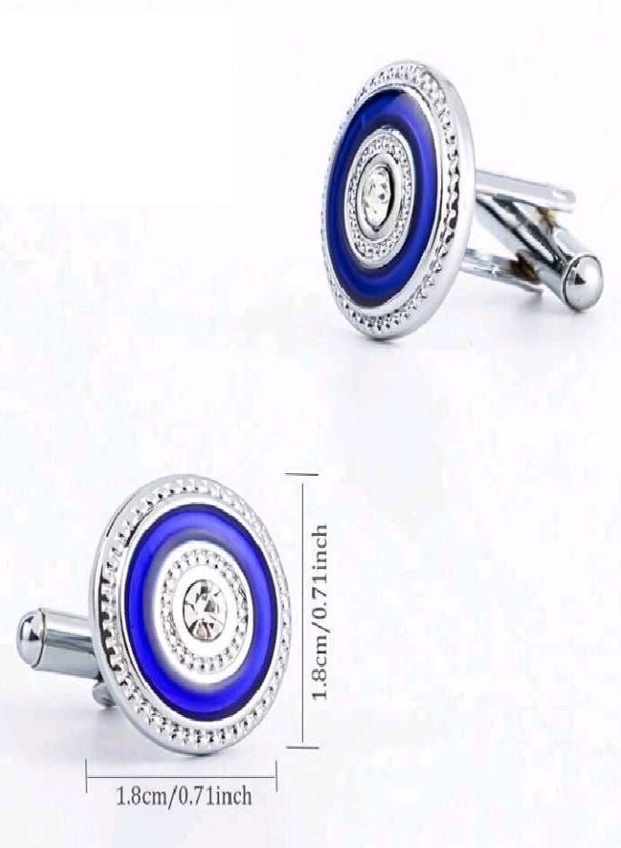 Personal Touch Trendy Fashionable Silver Plated Cufflinks For Men High Quality - Image 2