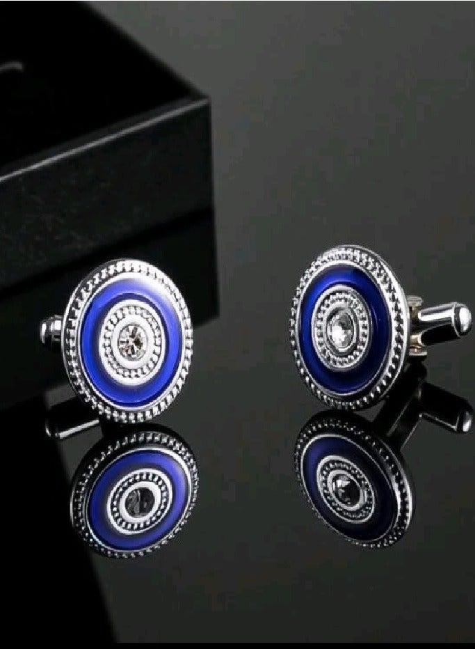 Personal Touch Trendy Fashionable Silver Plated Cufflinks For Men High Quality - Image 1