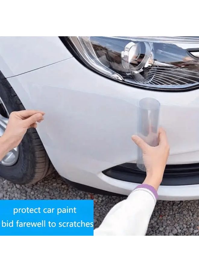 Transparent Rhino Skin Car Protective Film 39 37 Inch Scratch Resistant Self Adhesive - Image 2