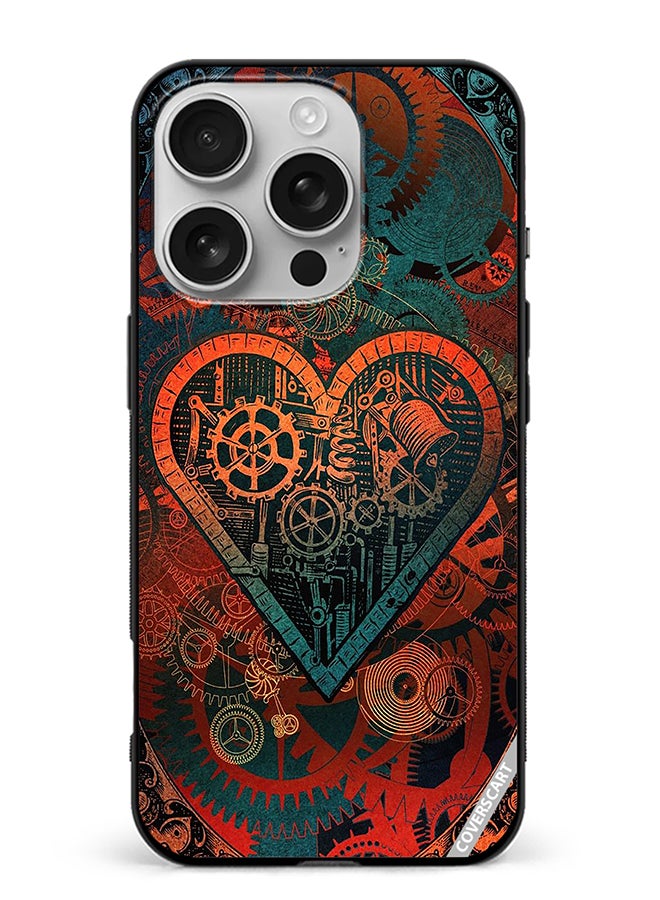 Protective Case Cover For Apple iPhone 16 Pro Max Abstract Design Multicolour