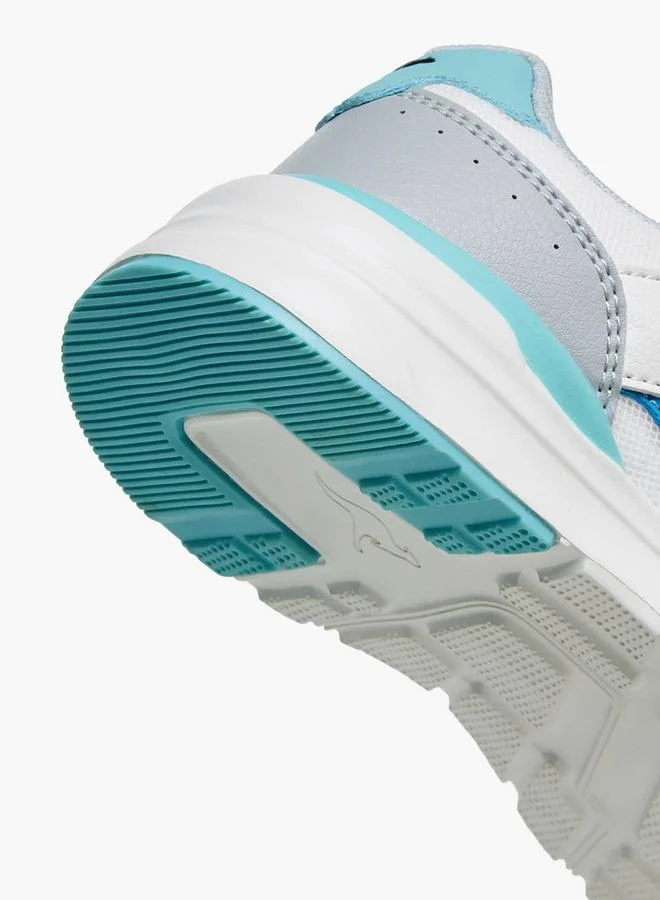 Kangaroos White Boys Hook And Loop School Sports Shoes for Men | Best Price UAE