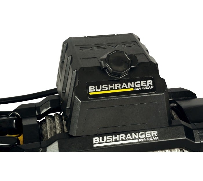 بوشرانجر رافعة السحب الكهربائية ARB Bushranger REVO بقوة 10,000 رطل 12 فولت بحبل صناعي – RWR100S، تحكم عن بعد لاسلكي وسلكي، مقاومة للماء بمعيار IP67، تحكم عن بعد لاسلكي وسلكي، لطرق وعرة 4 × 4، استرجاع المركبات، سيارات الدفع الرباعي، الشاحنات والمقطورات - Image 3