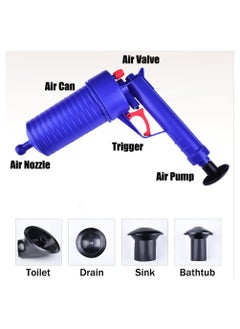 JTZXJJX Air Drain Blaster Toilet Plunger Sewer Dredge Tool for Unclogging Toilet Floor Drain Sink Bathtub  - Image 3