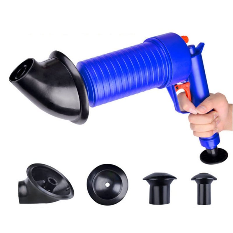 JTZXJJX Air Drain Blaster Toilet Plunger Sewer Dredge Tool for Unclogging Toilet Floor Drain Sink Bathtub  - Image 1