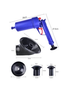 JTZXJJX Air Drain Blaster Toilet Plunger Sewer Dredge Tool for Unclogging Toilet Floor Drain Sink Bathtub  - Image 4