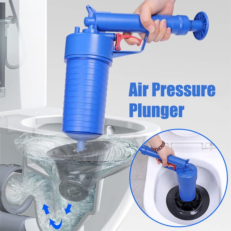 JTZXJJX Air Drain Blaster Toilet Plunger Sewer Dredge Tool for Unclogging Toilet Floor Drain Sink Bathtub  - Image 2
