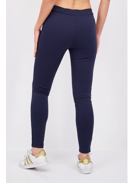 Red Tape Women Regular Fit Solid Pull On Leggings, Navy  - Image 2