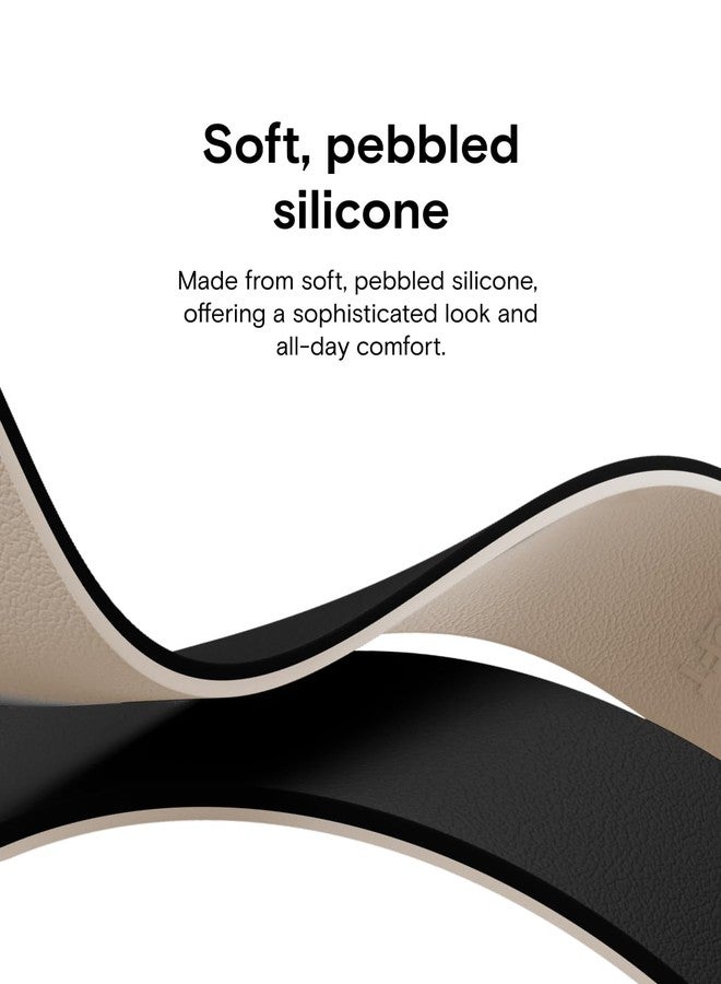 MOFT Snap Duo Watch Bands Compatible with Apple Watch,Quick Magnetic Wear,Duo-Color&Soft Silicone,iWatch Bands for Ultra 3/2/1,Series 11/10/9/8/7/SE/6/5/4/3/2/1, 42/44/45/46/49mm,Vast Black x Stardust - Image 5