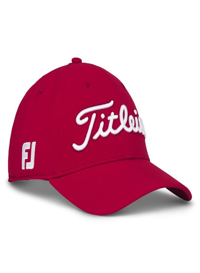 Titleist Tour Performance Golf Hat, Red/White - Image 2