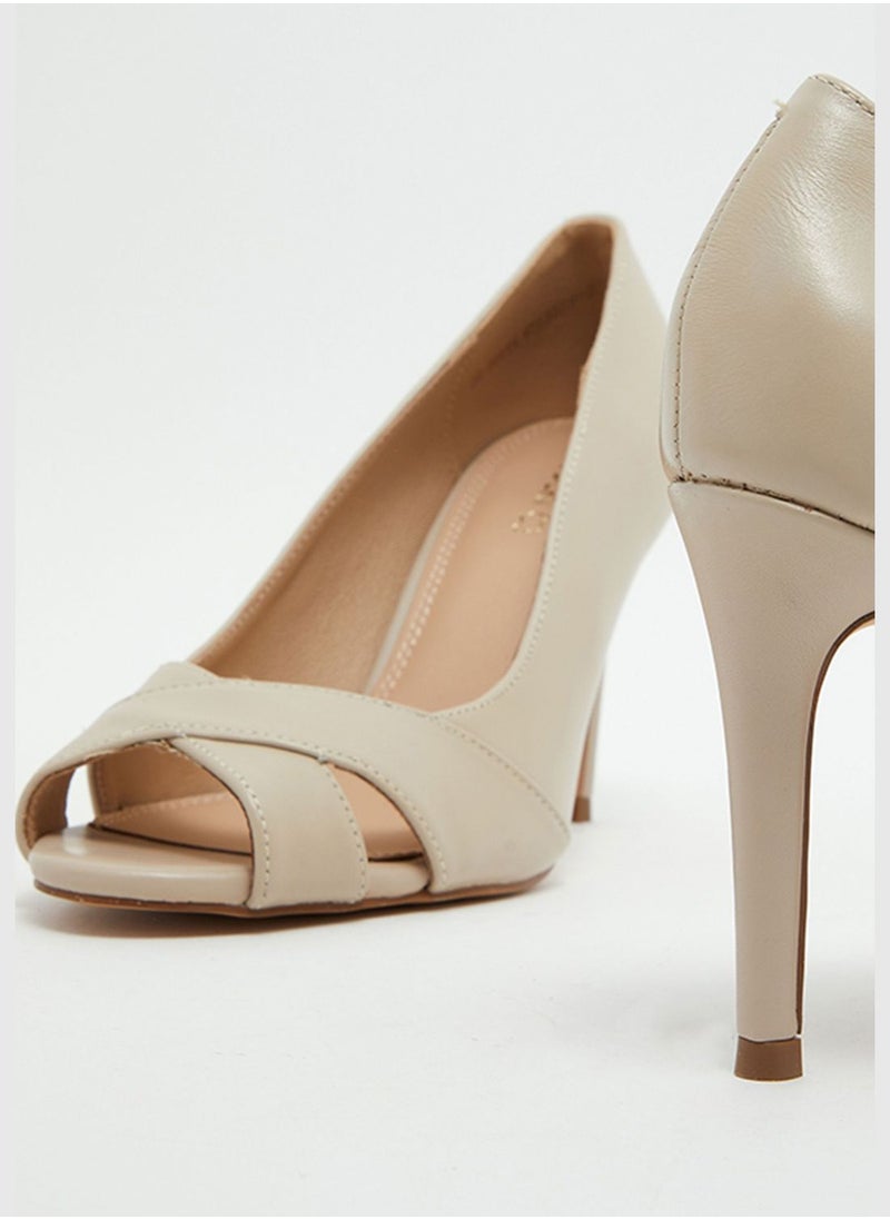 CCC Peep toe heel pump  - Image 5