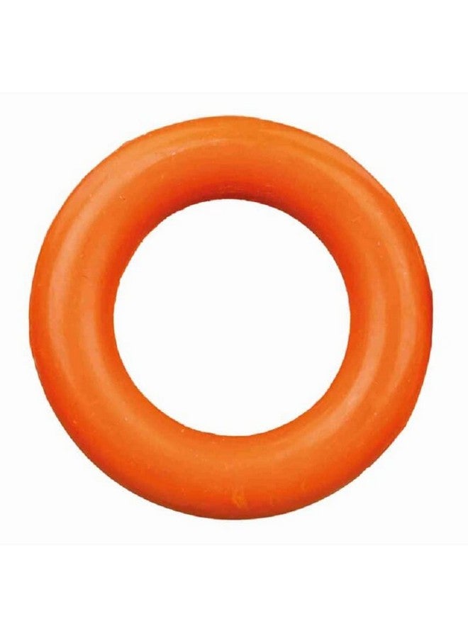 تريكسي لعبة حلقة مطاطية طبيعية للكلاب والجراء، لعبة للحيوانات الأليفة، 9 سم، عبوة من 3 قطع (ألوان متعددة، احصل على أي 3 ألوان) - Image 1