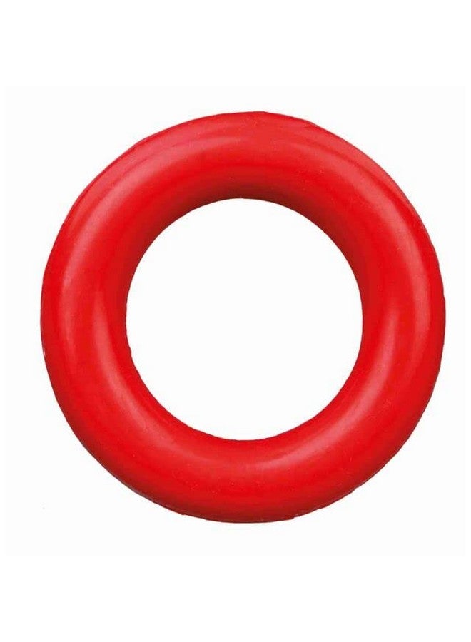تريكسي لعبة حلقة مطاطية طبيعية للكلاب والجراء، لعبة للحيوانات الأليفة، 9 سم، عبوة من 3 قطع (ألوان متعددة، احصل على أي 3 ألوان) - Image 4