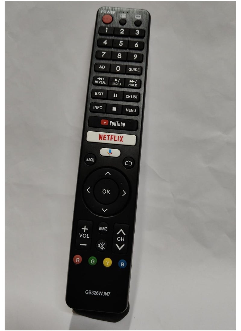 Generic - Remote control for Sharp Smart TV / black - Image 1