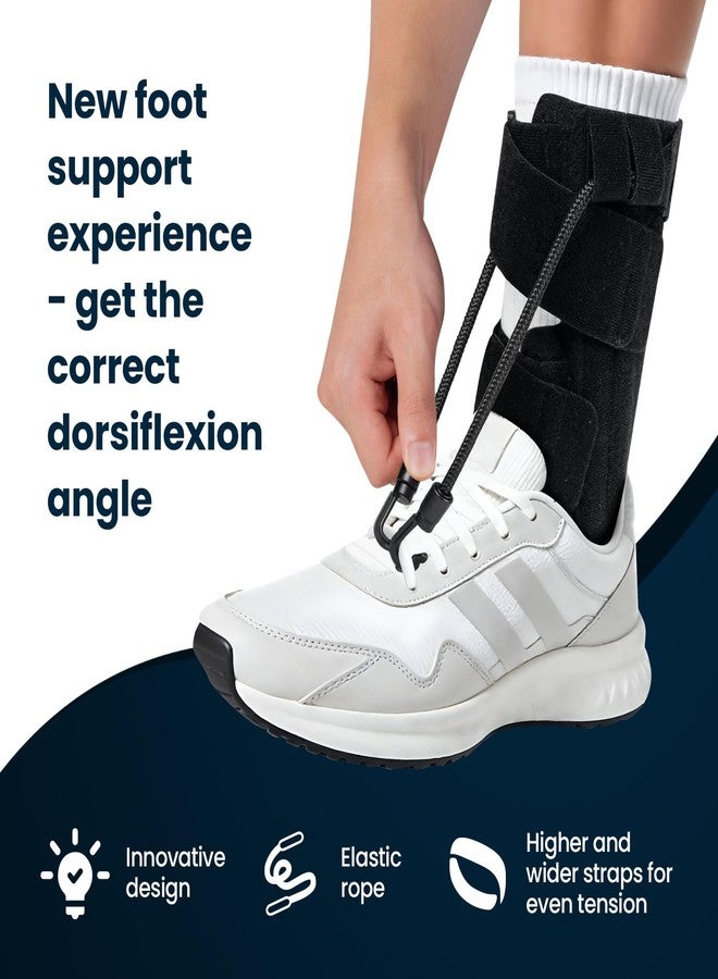 Welnove AFO Foot Drop Brace - Adjustable Drop Foot Braces for Men & Women, Soft and Comfortable Ankle Support for Walking, Fits Left or Right Foot, Improves Gait & Stability - Image 4