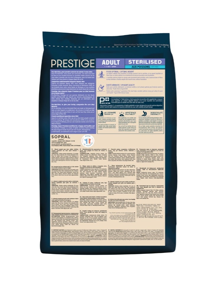PRO NUTRITION Prestige Cat Adult Sterilised Fish 2Kg  - Image 2